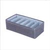 Caja de Almacenamiento de Ropa Interior Multicompartimento para el Hogar, Calcetines, Sujetadores y Ropa Interior, Caja Organizadora Tipo Cajón, Caja de Almacenamiento Dividida de Tela