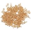 Clavos de ojo de oveja de acero inoxidable, Tornillos dorados de 9 caracteres, Conexión para collar llavero, Accesorios de joyería hechos a mano DIY al por mayor