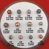 Método antigo gota de óleo conta de queimar azul conta de transferência acessórios de conta tambor pulseira DIY pulseira redonda com contas pequena gota deslize atacado