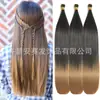 Comércio Exterior Extensões de Cabelo Europeu e Americano Cabelo Longo Liso 44 polegadas Cabelo Liso a Granel Fibra Química Tiras de Cabelo Liso