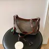 Bolso de Hombro Cruzado Tejido de Paja Estilo Coreano para Mujer 2026 Verano Nueva Moda Versátil Bolso de Hombro Vacaciones Casual Bolso Cruzado
