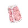 Roupas para Cachorro Estilo Tang Floral Chinês Botão Colete Outono e Inverno Espessado Quente para Bichon Frise e Yorkshire Terrier