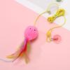 Juguetes para Gatos para Colgar en la Puerta, Autoestimulantes y Aliviadores del Aburrimiento, Varitas Divertidas para Gatos, Oruga de Plumas, Artefactos Divertidos para Gatos, Suministros para Gatos