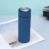 Taza aislante portátil mini linda de 350 ml de acero inoxidable 304 de alto valor con separación para té, adecuada para uso en automóvil, diseño recto y personalizable con grabado
