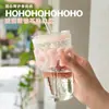 Taza de Vidrio para Hielo Picado Recta Estilo Ins Simple Femenina Transparente Gran Capacidad Taza Recta Taza de Regalo