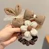 Venta al por mayor de fábrica Ligas para el cabello personalizadas para niños Ligas para el cabello estilo coreano para niñas Bandas de goma de alta elasticidad y durabilidad Ligas para el cabello Accesorios para el cabello