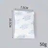 Dessecante de Gel de Sílica 10G20G500G Embalagem Pequena À Prova de Umidade, À Prova de Mofo e Desumidificação Dessecante para Alimentos Frutas Secas Roupas