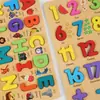 Rompecabezas Cognitivo de Descomposición de Emparejamiento Alfanumérico con Formas de Madera Rompecabezas para Niños de 1-3-6 Años Juguetes Educativos de Primera Infancia