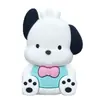 Parches Suaves de Goma PVC de Pochacco 3D Accesorios DIY para Refrigerador, Decoración del Hogar, Fundas de Teléfono, Accesorios para el Cabello, Bolsas, Pantuflas y Accesorios