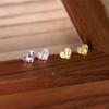Pendientes Nalan de plata de ley s925 con diseño retro de hielo y amor, joyería para las orejas para mujer M05287