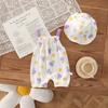 Ropa de Verano para Bebé Delgada Sling Gasa Lila Avellana Tulipán con Capucha Cárdigan Avellana