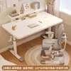 Escritorio de Estudio para Niños, Escritorio de Escritura para Estudiantes en Casa, Dedicado para Tareas, Escritorio y Silla Blancos Ajustables Simples Grandes