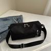 Bolso de Hombro Ins Estilo Japonés Nuevo Simple Ligero Bolsa Deportiva Bandolera de Moda Estudiante Versátil Bolso Cruzado Lazy para Mujeres