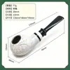 Novo Modelo de Pipa de Fumar de Resina de Maçã da Yimu, Destacável e Fácil de Limpar, Feita de Baquelite, Resistente ao Calor, com um Cachimbo de Ferro Portátil, Disponível para Dropshipping