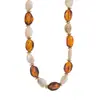 N13104 Nuevo Estilo Transfronterizo Collar de Cuentas de Resina Colorido Bloque de Color Cadena para Clavícula Fresca y Dulce Diseño de Nicho para Mujer