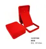 Caja de Terciopelo para Joyería Caja Roja para Anillo Colgante Pulsera Caja Roja para Almacenamiento de Anillo Collar Pulsera