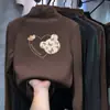 Ropa interior térmica para niñas con forro polar, cuello alto medio, top cálido para niños mayores, ropa interior de otoño e invierno, camiseta de manga larga para estudiantes, ropa para niños