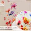 MS7148 Estilo Acuarela Planta Flor Mariposa Libélula Calcomanías de Pared Sala de Estar Baño Decoración del Hogar Calcomanía de Pared Autoadhesiva