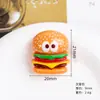 Accesorios para Joyería DIY Resina Dibujos Animados Juguetes de Comida Papas Fritas Pan Pegamento de Crema Imanes para Refrigerador Pegatinas para Funda de Teléfono Accesorios