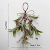 Muérdago Artificial Navideño Transfronterizo, Decoraciones para el Hogar con Vegetación Artificial de Amazon, Colgantes de Decoración Navideña
