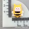 Accesorios para el Cabello DIY, Accesorios de Abejas, Decoraciones para Fundas de Teléfono, Accesorios de Resina para Crocs, Pinzas para el Cabello de Pegamento Crema, Parches de Dibujos Animados al por Mayor