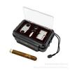 Venta al por mayor de fábrica Nueva Caja de Cigarros Portátil Impermeable Caja de Cigarros de Viaje de Doble Capa con Higrómetro Caja Humectante para Cigarros