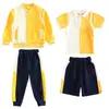 Uniformes de Jardim de Infância, Uniformes de Beisebol Primavera e Outono, Conjuntos Esportivos de Três Peças para Professores, Uniformes de Escola Primária, Uniformes de Sala de Aula Britânicos para Crianças