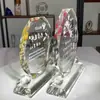 Troféu criativo de alta qualidade medalha criativa cartão de agradecimento de cristal temporada de formatura professor médico souvenir de aposentadoria gloriosa