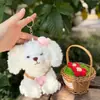 Boneca de Pelúcia de Cachorrinho Fofa e Super Fofa Boneca Pingente Cachorrinho Teddy Pingente de Bolsa Boneca Chaveiro Boneca Boneca