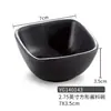 Yangge Ramen Tazón de Sopa Creativo Tazón Japonés y Coreano Negro Mate Creativo Tazón de Arroz Ramen Sopa Vajilla de Melamina