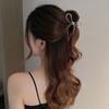 2022 Novo Estilo Frio Arco Grampo de Cabelo Cabeça Traseira Disco Grampo de Cabelo Grande Cyber Celebridade Tubarão Clipe Acessórios de Cabelo Grampo de Cabelo