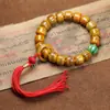 Pulseira de osso de camelo atacado pulseira étnica de osso de camelo joias para homens e mulheres tecida à mão fornecedor de joias do Tibete