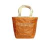 Bolsa de Tote de Papel para Empacar Marrón Bolsa de Tote de Papel Dupont Grs Bolsa de Compras de Papel Dupont Transfronteriza Fábrica Personalizada