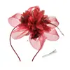 Fábrica de Origen de Nuevos Accesorios Halloween Flor de Plumas Accesorios para el Cabello Flor para la Cabeza Venta al por Mayor Diadema de Halloween Hebilla para la Cabeza de Mujer
