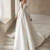 Vestido de Primavera 2025 Nuevo Estilo de Dama Vestido Blanco Satín Estilizado Alto Estilo Francés Vestido Falda Larga
