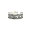 Anillo de Hielo Marino Original Creativo de Chiba Plata Tailandesa Versátil para Hombres y Mujeres Apertura Ajustable Retro Elegante