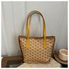 Bolso de Mano de Diente de Perro de Alta Gama Transfronterizo Nuevo Tendencia de Moda Bolso de Diente de Perro Diseño de Escamas de Pez Bolso de Hombro para Mujer Bolso de Mano