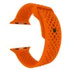 Adecuado para Apple Watch Ultra9876543210 Generación Se Xiaomi Agujero Hebilla Cuadrada Transpirable Correa de Reloj de Silicona