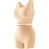Conjunto Fitness Esportivo Yoga Corrida Sutiã à Prova de Impacto Roupa Íntima Colete Nude Sutiã Justo Conjunto Venda por Atacado
