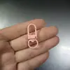 Hebilla de Puerta de Aleación de Zinc Pintada de Colores Caramelo Hebilla para Perro Hebilla Colgante Llavero Hebilla de Camarón Colgante para Joyería DIY Venta al por Mayor