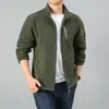 Chaqueta exterior de forro polar para otoño e invierno para hombre, abrigo de forro polar, forro polar de doble cara, engrosado, con forro interior, sudadera tipo cárdigan