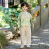 Novo Hanfu Estilo Chinês para Meninos, Traje Tang para Meninas, Fantasia de Performance para Coro de Alunos do Jardim de Infância, Festival do Meio do Outono, Primavera e Outono