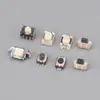 Interruptor Tátil SMD 6X6 Cabeça Redonda Cabeça Quadrada Suporte de Pressão Lateral Interruptor de Botão 4.5X4.5 Micro Botão Eletrônico