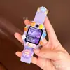 Adequado para Pulseiras de Relógio Smart Little Genius Z9/Z10/Z11/Z12 Pulseira Magnética Tecida de Desenho Animado Tridimensional Daruma
