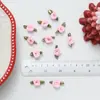 Cinta de Poliéster con Adornos de Hojas, Accesorios para el Cabello de Rosa, Accesorios de Moño, Decoraciones para Manualidades, Pequeñas Decoraciones de Flores, Accesorios para Ropa y Cabello, Decoraciones para Lencería