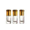 3ml pequeno frasco octogonal vidro transparente óleo essencial frasco de contas perfume pauzinhos sub-frasco cosmético frasco vazio
