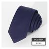 Gravata Mão Gravata Masculina 6cm Colete de Ferramentas Avançadas Estreita Gravata de Sarja de Negócios Preto Azul Vermelho em Estoque Gravata