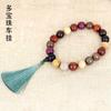 Pulsera de cuentas multi-tesoro al por mayor de fábrica 2.0 cuentas de sándalo rosario 108 pulsera una variedad de materiales decoración Wen play