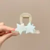 Pinza Grande para el Cabello con Alto Volumen, Aspecto de Alta Gama, Pinza para el Cabello con Moño Mediano, Pinza Grande Acrílica Sencilla, Accesorio para el Cabello para Mujer