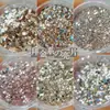 Set de Accesorios para Uñas Artísticas a Precio de Liquidación: Aleación de Zirconio, Resina, Concha, Pedrería, Tachuelas, Purpurina, Polvo de Espejo, Lentejuelas Aurora